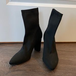 FOREVER 21 Black Sock Booties